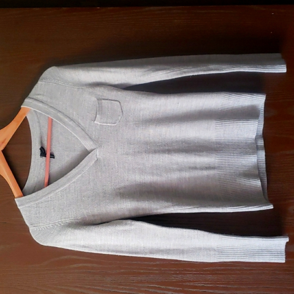 Grey Take Out sweater size small